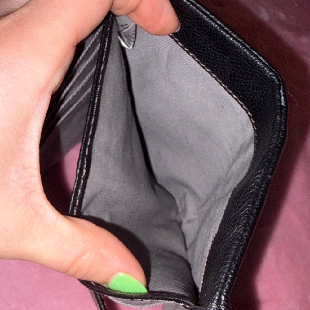 Fossil Multifunction Black Leather Wallet NWOT - Picture 9 of 9